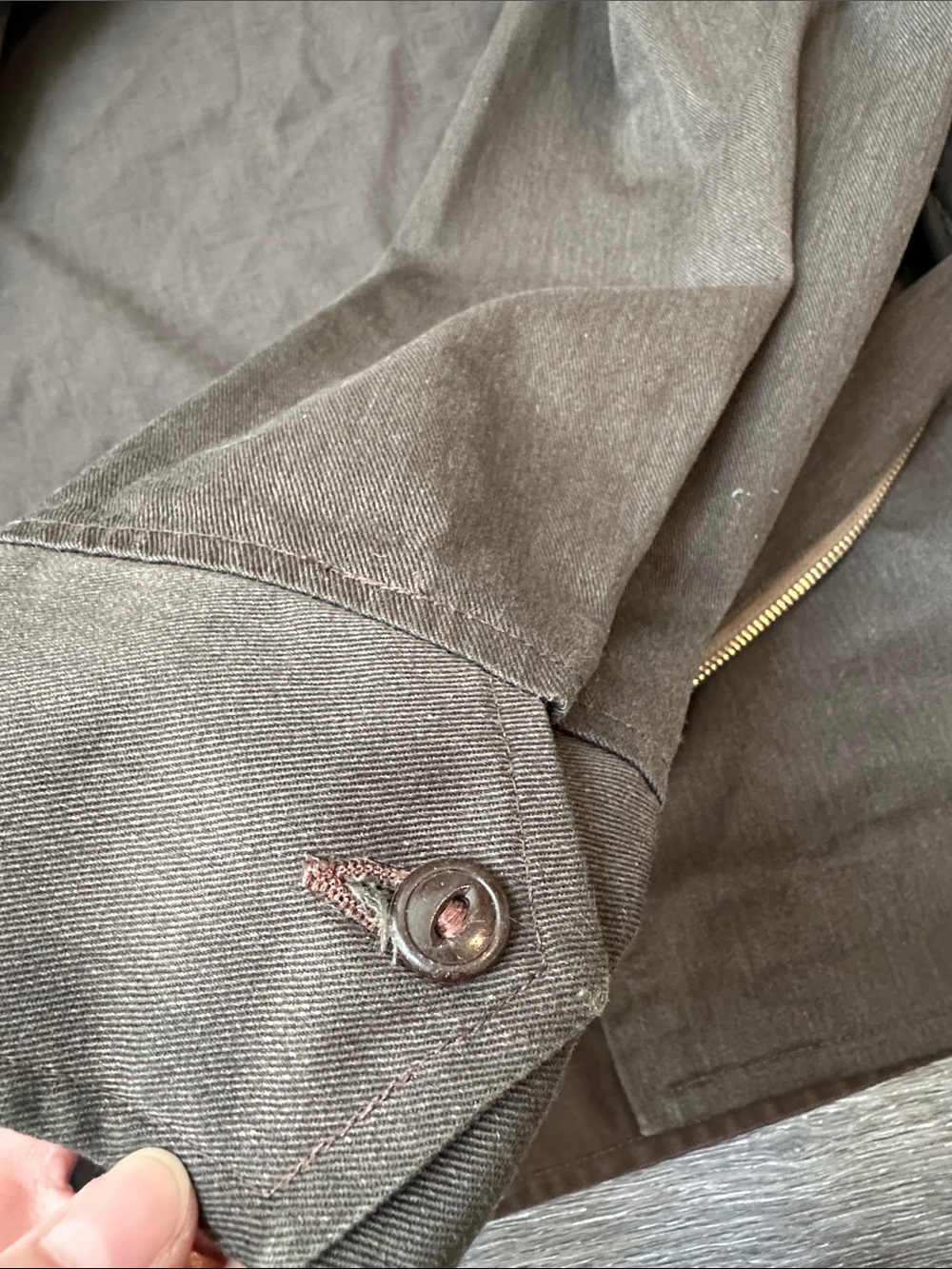 Canadian Vintage Brown Lighweight Shop Jacket - Picture 8 of 8